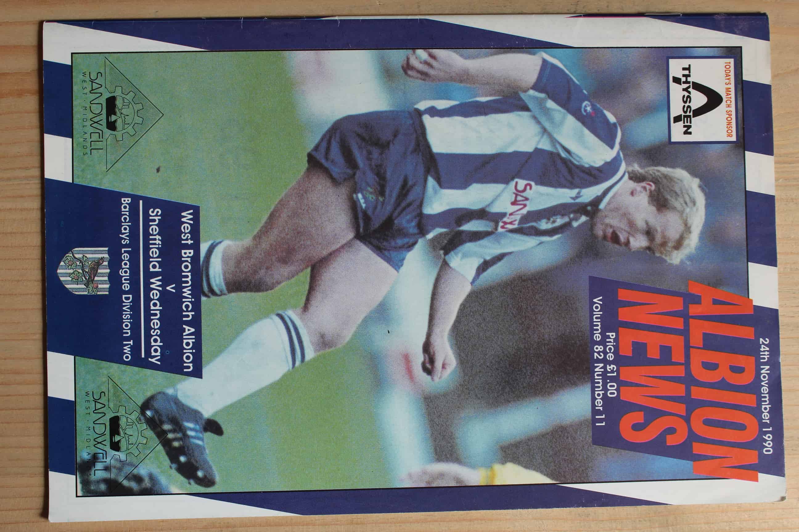 West Bromwich Albion FC  v Sheffield Wednesday FC 